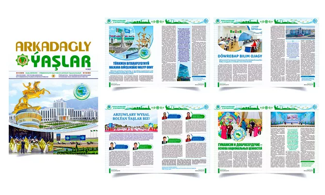Latest News & Breaking Stories | Stay Updated with Caspianpost.com - The new Issue of the Magazine Arkadagly Ýaşlar Has Been Published