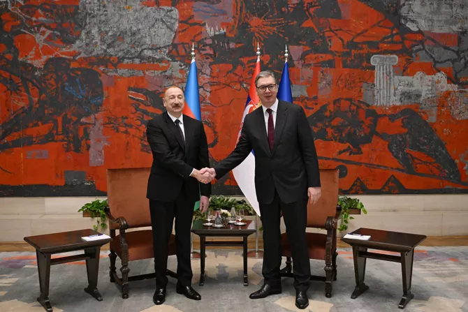 Latest News & Breaking Stories | Stay Updated with Caspianpost.com - President Ilham Aliyev Held One-On-One Meeting With Serbian President Aleksandar Vučić in Belgrade
