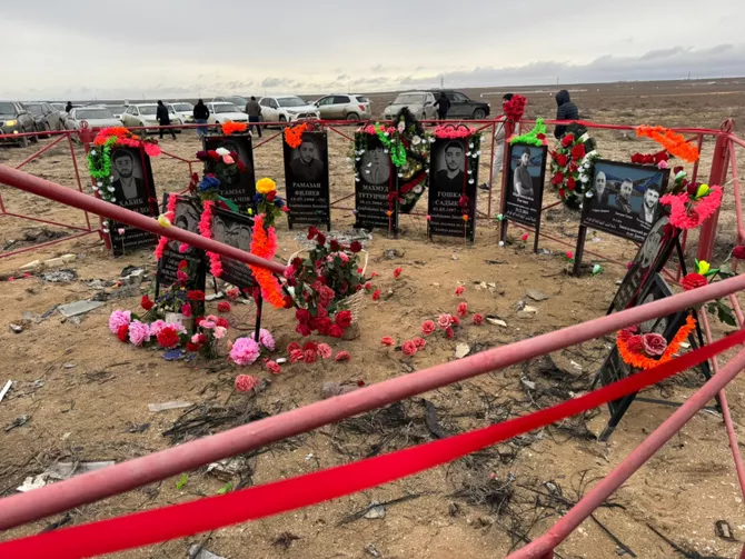 Latest News & Breaking Stories | Stay Updated with Caspianpost.com - AZAL Plane Crash Victims Remembered in Aktau