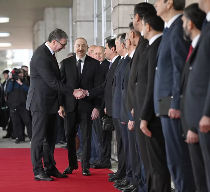 Latest News & Breaking Stories | Stay Updated with Caspianpost.com - Official Welcome Ceremony Was Held for President Ilham Aliyev in Belgrade