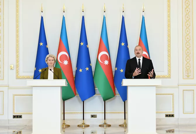 President Aliyev: Half of Azerbaijani Gas Export Goes to EU Member States