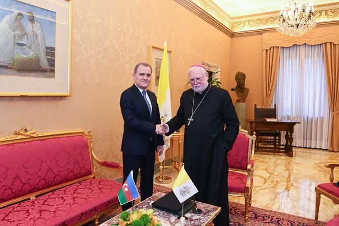 Azerbaijani FM Discusses Bilateral Relations with Holy See Secretary