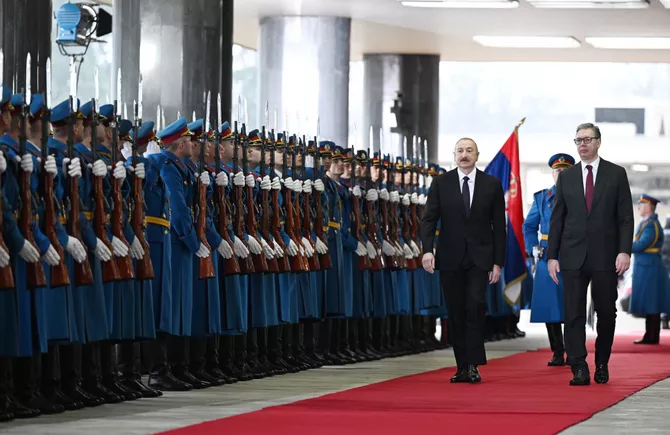 Latest News & Breaking Stories | Stay Updated with Caspianpost.com - Official Welcome Ceremony Was Held for President Ilham Aliyev in Belgrade
