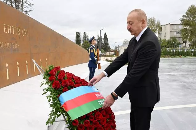 Azerbaijan's President Ilham Aliyev