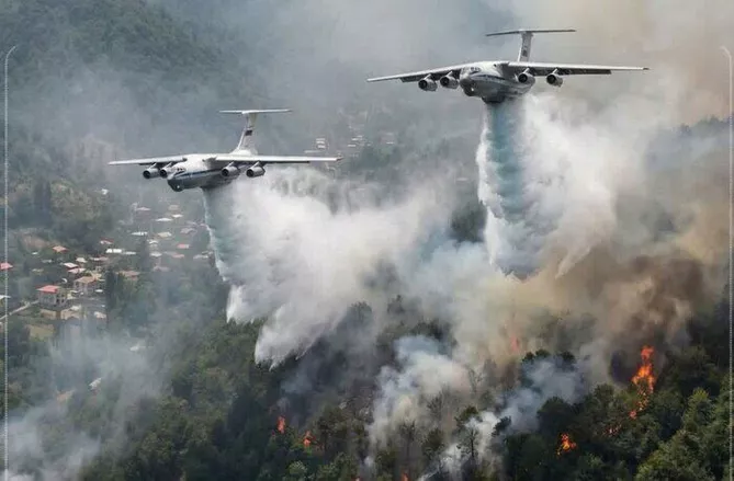 Belarus, Türkiye Join Efforts to Combat Mazandaran Forest Fire in Iran