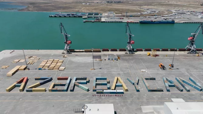 Baku port