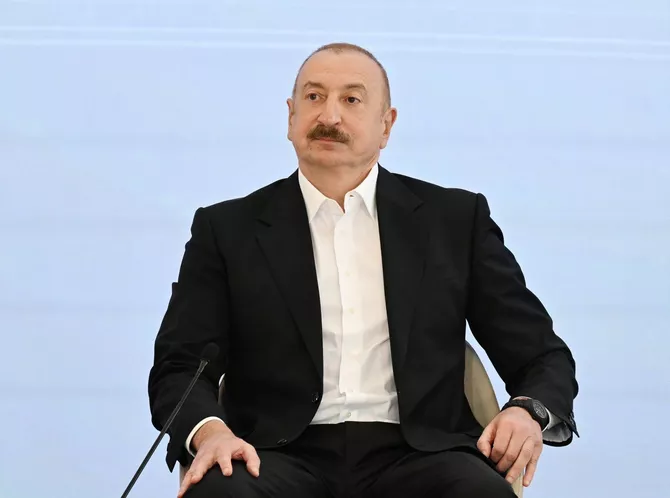 Azerbaijani President Receives Gernika Peace Award