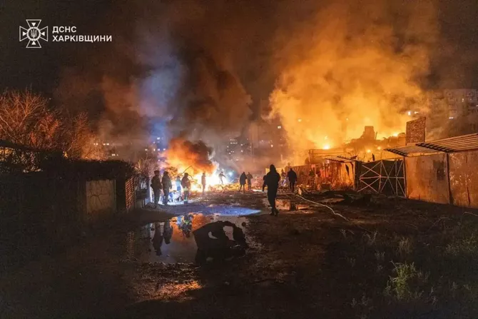 Russian Drone Strikes Kill 4 in Ukraine's Kharkiv, Injure Children Amid ...