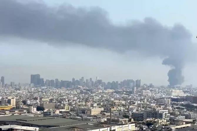 Iranian Drone Hits High-Rise in Bahrain, Sparks Fires - VIDEO