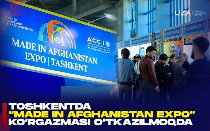 Afghan Products Gain Spotlight at Tashkent Expo 2026
