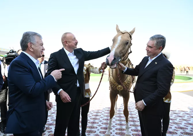 Azerbaijan's President Ilham Aliyev