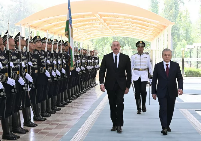Latest News & Breaking Stories | Stay Updated with Caspianpost.com - President Ilham Aliyev Gives Interview to Uzbekistan’s National News Agency