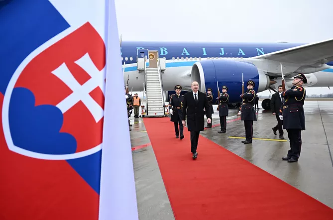President Aliyev Pays Official Visit to Slovakia