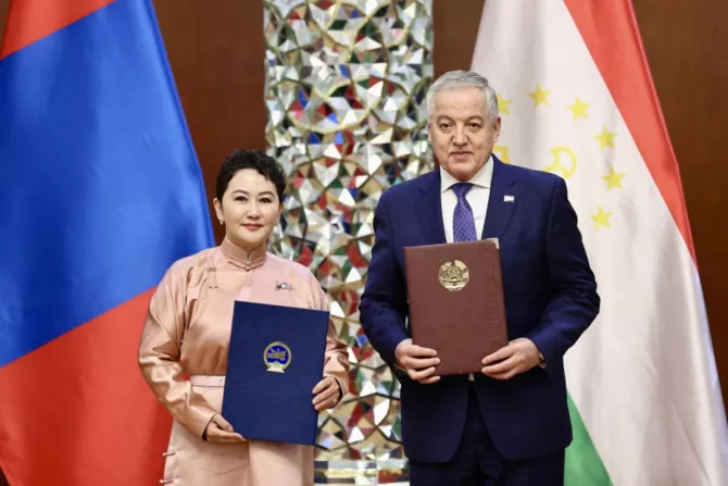 Latest News & Breaking Stories | Stay Updated with Caspianpost.com - Mongolia and Tajikistan Sign Agreements on Relations and Cooperation