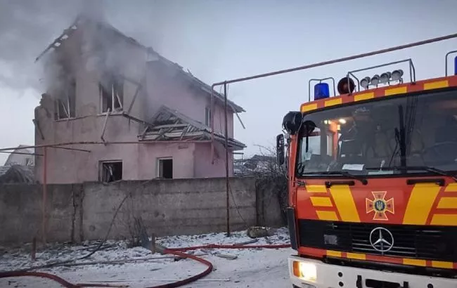 Russian Drones Attack Odesa, Fires Damage Homes