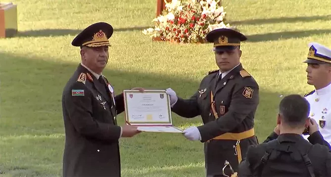 Latest News & Breaking Stories | Stay Updated with Caspianpost.com - Azerbaijani Defense Minister Joins Graduation Ceremonies at Turkish Military Academies