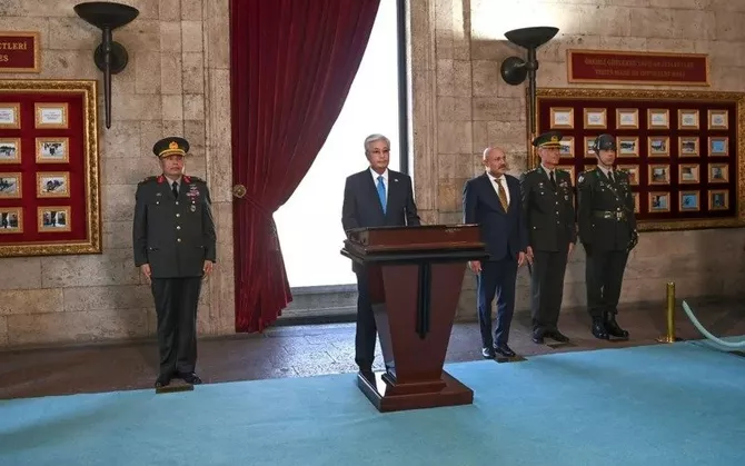 Latest News & Breaking Stories | Stay Updated with Caspianpost.com - Kassym-Jomart Tokayev Pays Tribute at Mustafa Kemal Ataturk's Mausoleum