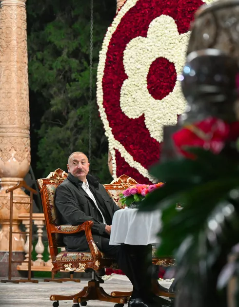Azerbaijan's President Ilham Aliyev