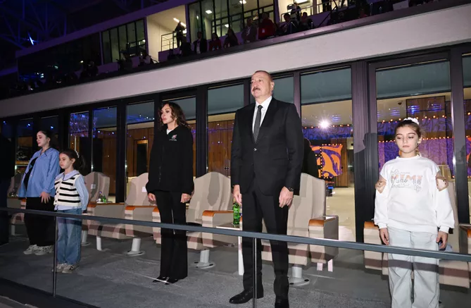 Azerbaijan's President Ilham Aliyev