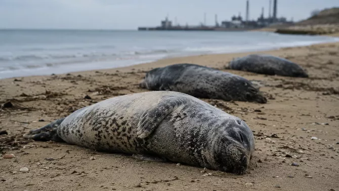Dead Caspian Seals Wash Ashore Again on Kazakh Beaches