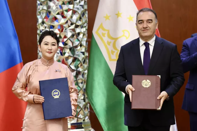 Latest News & Breaking Stories | Stay Updated with Caspianpost.com - Mongolia and Tajikistan Sign Agreements on Relations and Cooperation