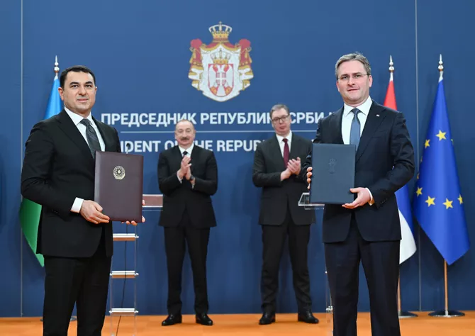 Latest News & Breaking Stories | Stay Updated with Caspianpost.com - Azerbaijan-Serbia Documents Exchanged