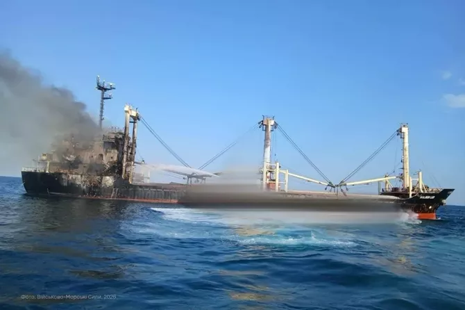 Russian Missile Strike Hits Turkish-Owned Grain Ship