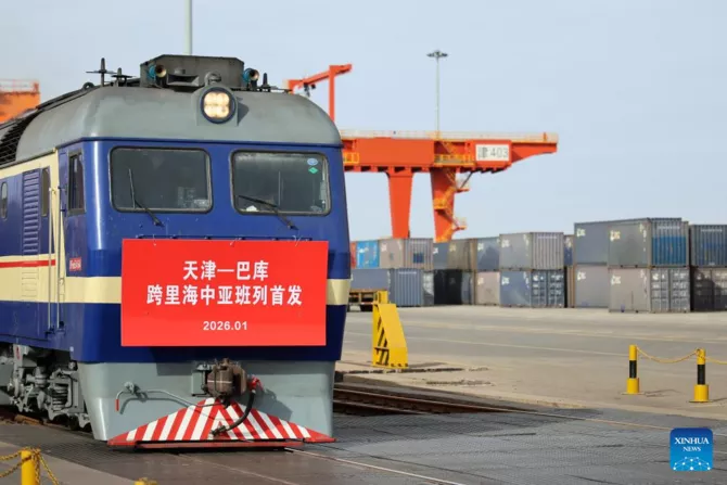 Latest News & Breaking Stories | Stay Updated with Caspianpost.com - China’s Tianjin Launches New Cross-Caspian Freight Route to Azerbaijan