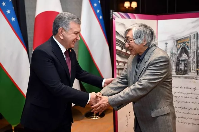 Latest News & Breaking Stories | Stay Updated with Caspianpost.com - President of Uzbekistan Meets with Mayor of Nara