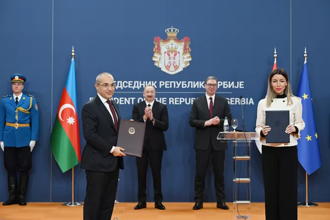 Latest News & Breaking Stories | Stay Updated with Caspianpost.com - Azerbaijan-Serbia Documents Exchanged