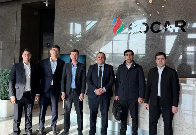 Uzbekneftegaz, SOCAR Discuss Digitalization and Cybersecurity Cooperation in Baku