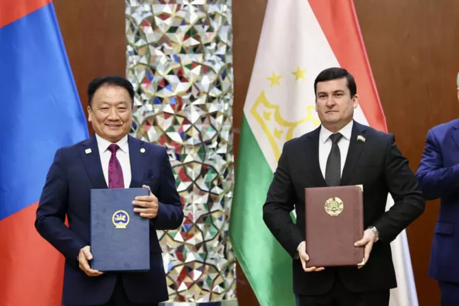 Latest News & Breaking Stories | Stay Updated with Caspianpost.com - Mongolia and Tajikistan Sign Agreements on Relations and Cooperation