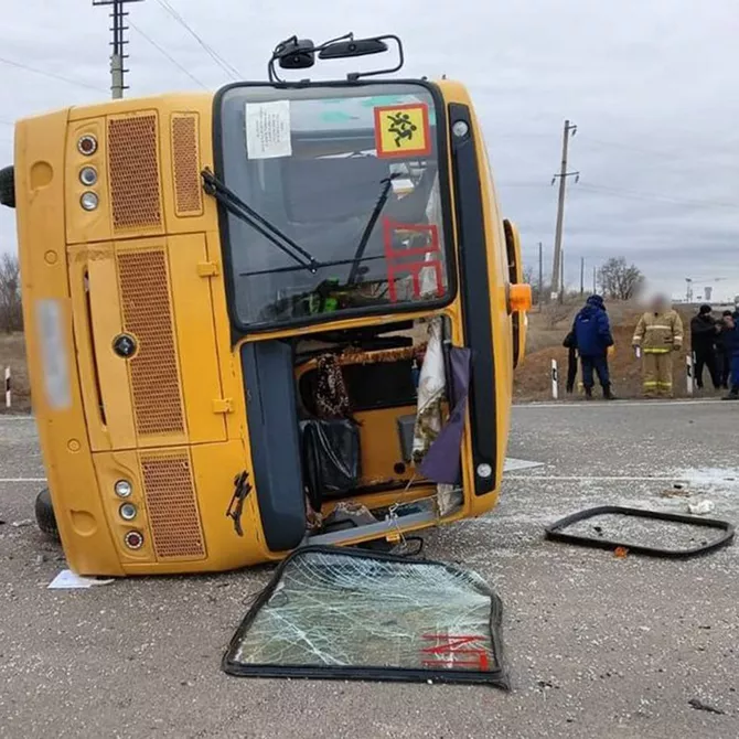 School Bus Collides with Car in Russia, One Dead - Caspianpost.com