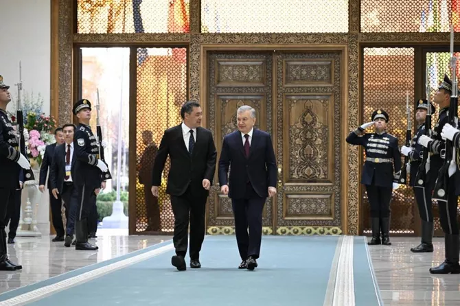 Latest News & Breaking Stories | Stay Updated with Caspianpost.com - Uzbekistan and Kyrgyzstan Presidents Hold Bilateral Meeting