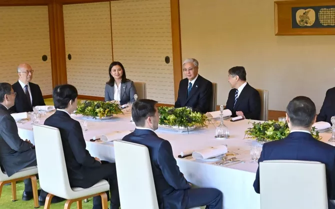 Japan’s Emperor Welcomes Kazakh Leader on Official Visit