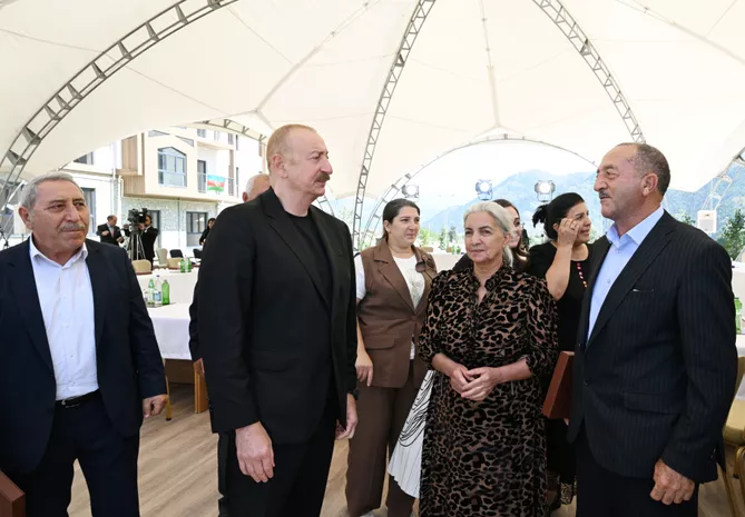 Azerbaijan's President Ilham Aliyev
