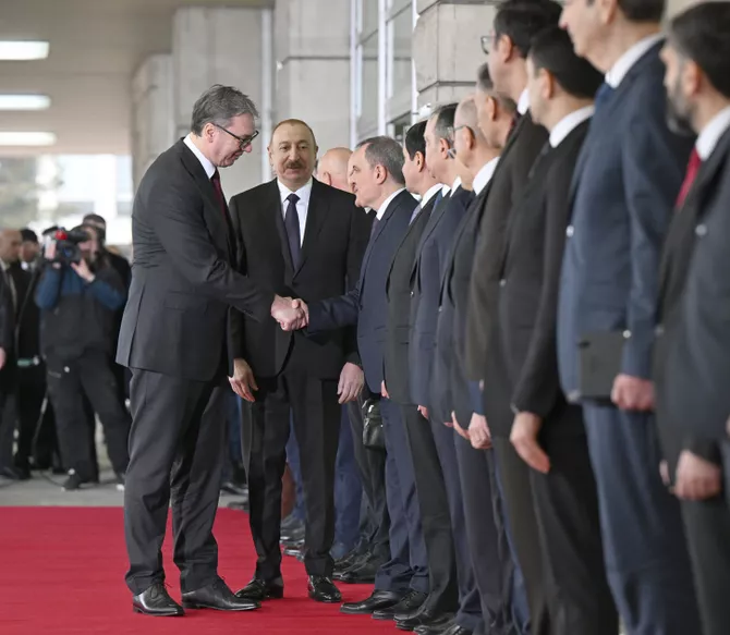 Latest News & Breaking Stories | Stay Updated with Caspianpost.com - Official Welcome Ceremony Was Held for President Ilham Aliyev in Belgrade