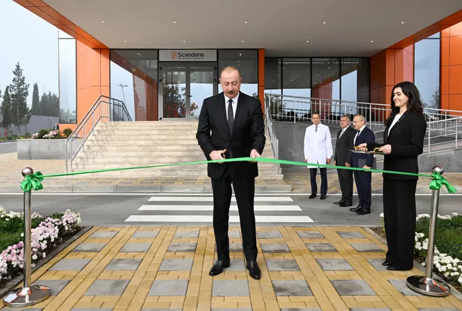 President Ilham Aliyev Inaugurates Pharmaceutical Production Facility
