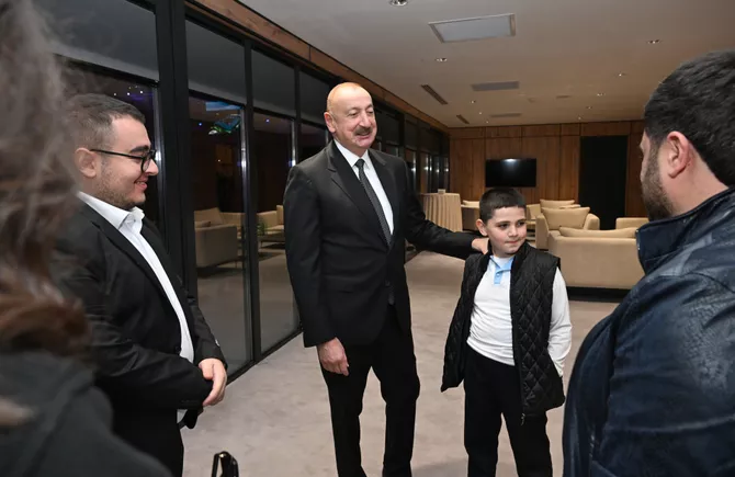 Azerbaijan's President Ilham Aliyev
