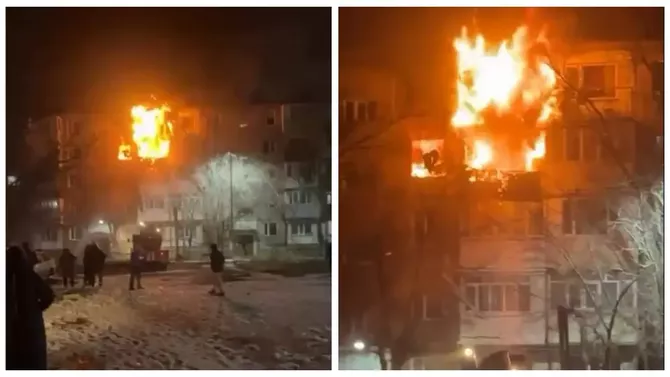 Explosion in Kazakh Apartment Injures Police, Civilians - VIDEO