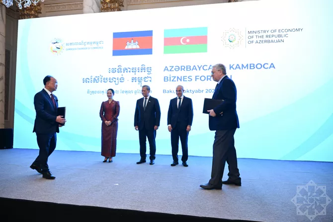 Azerbaijan, Cambodia Sign Memorandum to Boost Business Ties