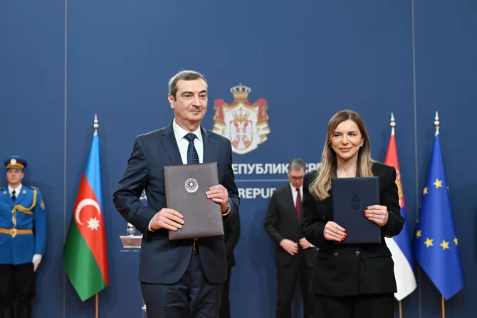 Latest News & Breaking Stories | Stay Updated with Caspianpost.com - Azerbaijan-Serbia Documents Exchanged