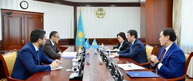 TURKPA Secretary General Holds Meeting with Kazakh Mazhilis Chairman