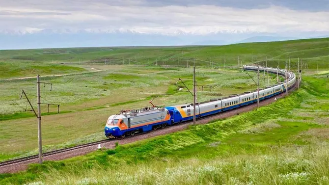 Kazakhstan Launches Circular Rail Route Linking China and Russia
