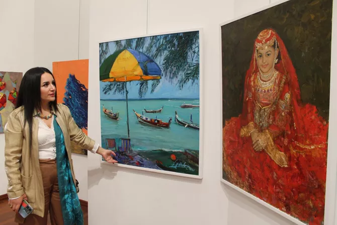Latest News & Breaking Stories | Stay Updated with Caspianpost.com - Azerbaijani Art Exhibition Opens in Türkiye's Izmir