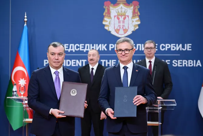 Latest News & Breaking Stories | Stay Updated with Caspianpost.com - Azerbaijan-Serbia Documents Exchanged