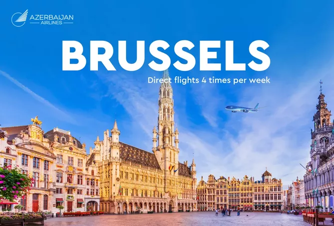 Azerbaijan Airlines Launches Direct Flights from Baku to Brussels