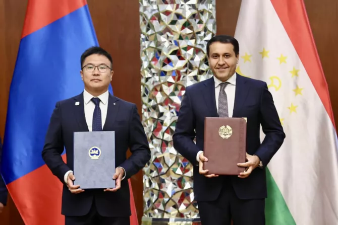 Latest News & Breaking Stories | Stay Updated with Caspianpost.com - Mongolia and Tajikistan Sign Agreements on Relations and Cooperation