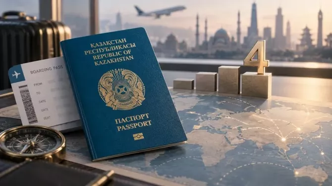 Kazakhstan Ranks Fourth Among SCO Countries for Passport Mobility