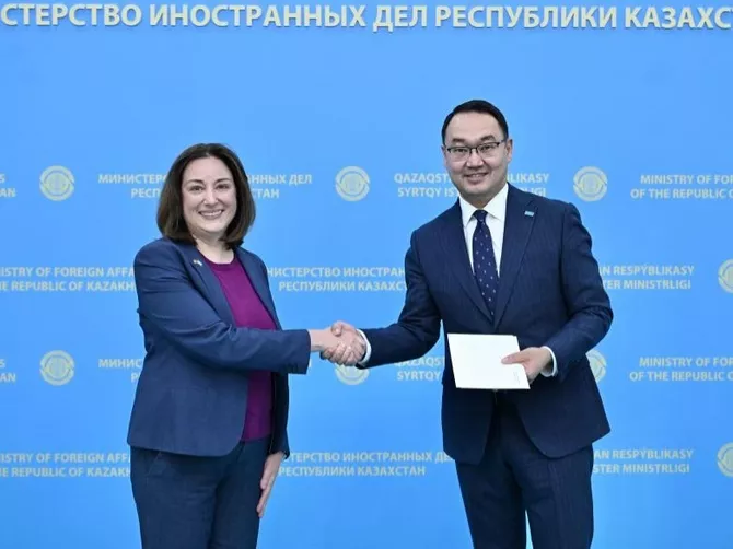 Kazakh Deputy FM Receives Credentials of New US Ambassador